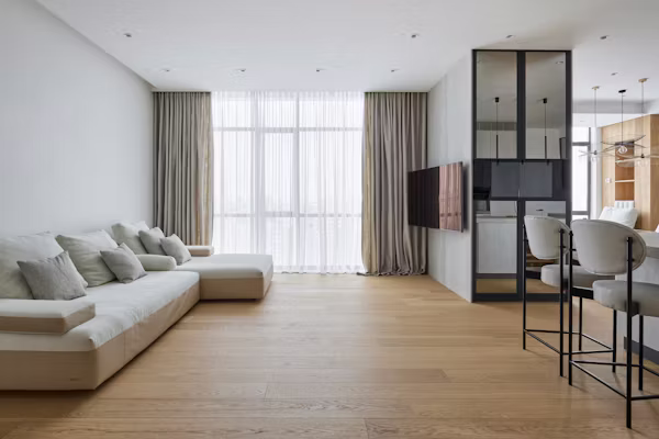 Luxury living room interior